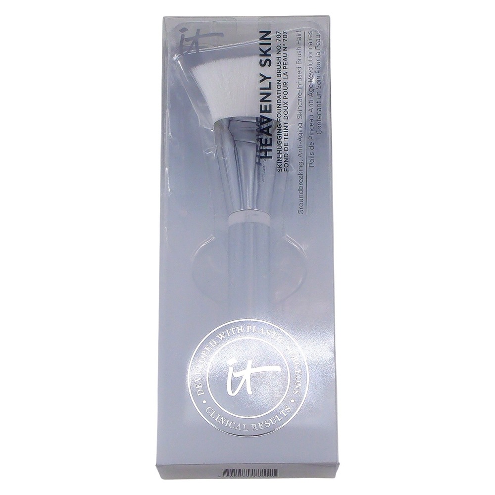 IT Cosmetics Heavenly Skin Foundation Brush No‎ 707 Skincare-Infused Brush Hair